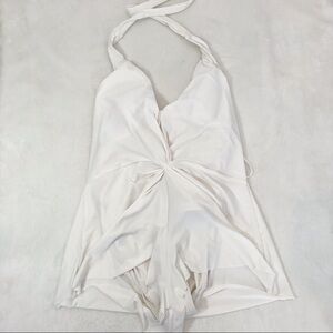 Magicsuit Cream White Theresa Romper One Piece Swimsuit